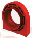 GOMA CARDAN 88508 ROJA