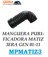 [MP_MATIZ3] MANGUERA PURIFICADOR MATIZ 3 2001-2011=MP_MATIZ3