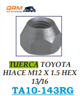 [TA10-143RG] TUERCA BIRLO TOYOTA HIACE,HILUX