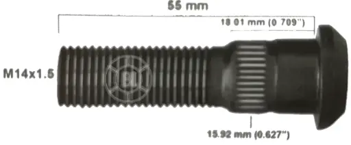 [BR10-035] BIRLO DEL/TRAS COMPATIBLE CON CHEVY, CORSA, ASTRA, ZAFIRA, TIGRA, BMW, MINI COOPER, TORNADO, DUSTER